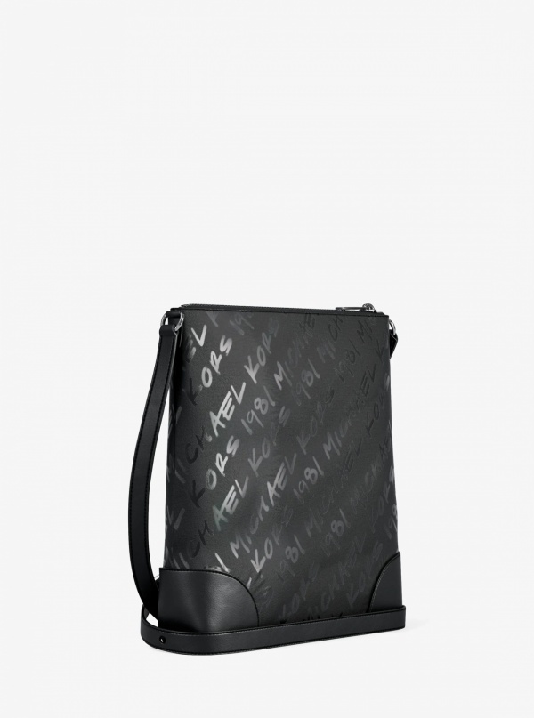 Prescott Small Logo Printed Nylon Crossbody Bag