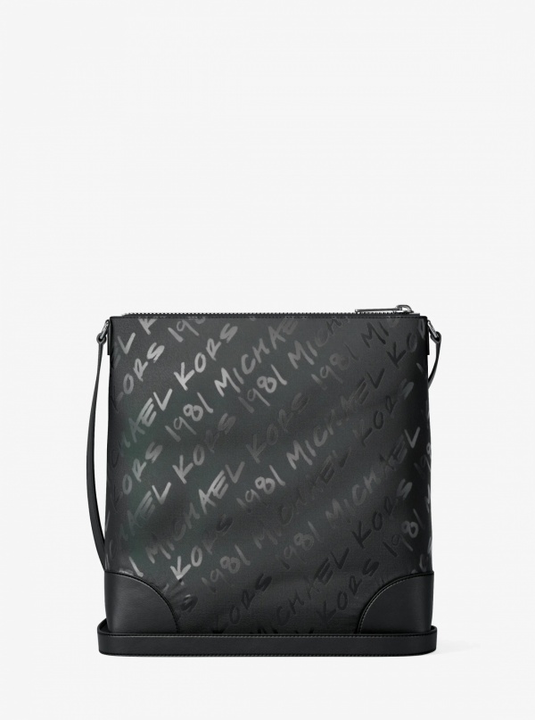 Prescott Small Logo Printed Nylon Crossbody Bag