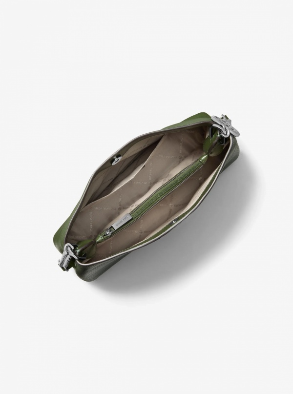 Christina Small Pebbled Leather Crossbody Bag