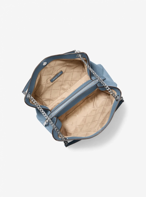 Christina Medium Suede Messenger Bag