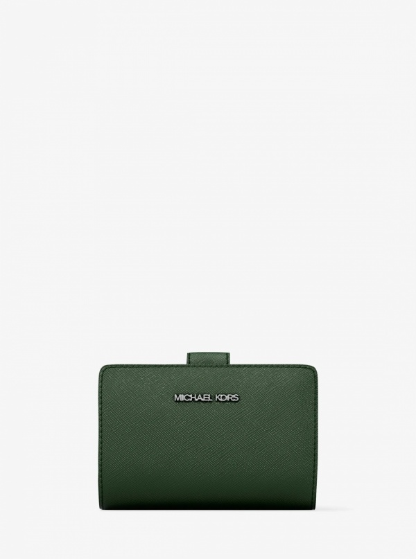 Jet Set Travel Medium Saffiano Leather Wallet