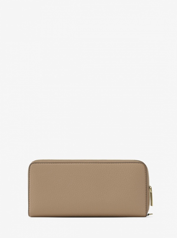 Jet Set Travel Large Pebbled Leather Wristlet