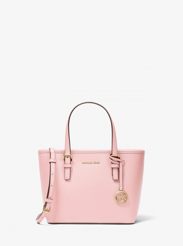 Michael Kors Jet Set Travel Extra-Small Saffiano Leather Top-Zip Tote Bag