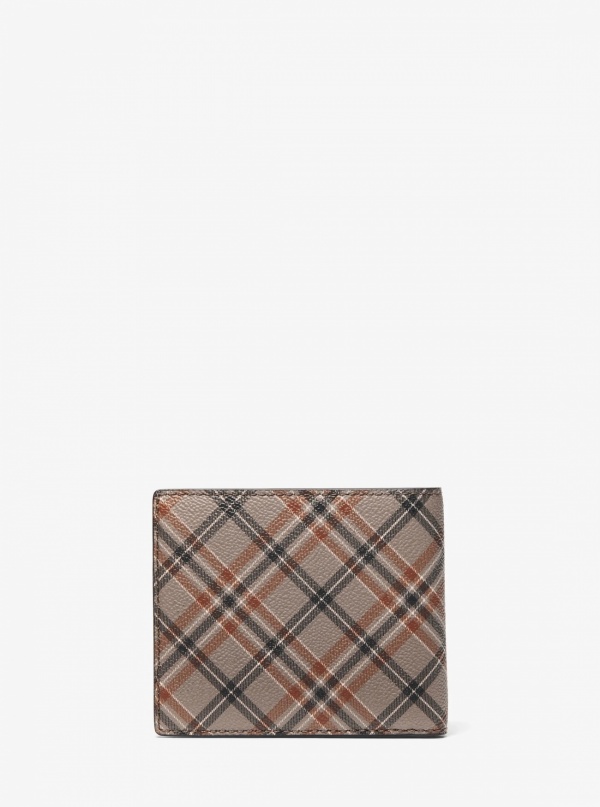 Michael Kors Mens Cooper Plaid Print Wallet