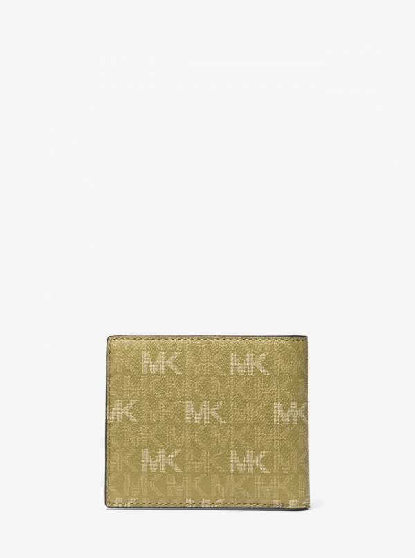 Michael Kors Mens Cooper Printed Signature Logo Billfold Wallet