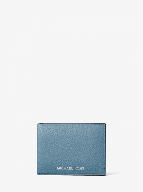 Michael Kors Mens Cooper Pebbled Leather Billfold Wallet With Passcase