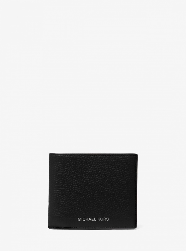 Michael Kors Mens Cooper Pebbled Leather Billfold Wallet