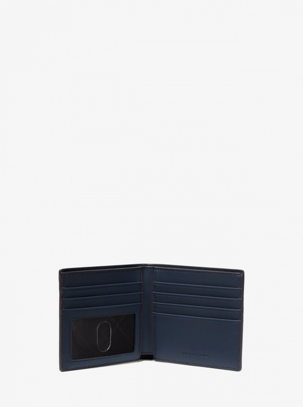 Michael Kors Mens Cooper Pebbled Leather Billfold Wallet