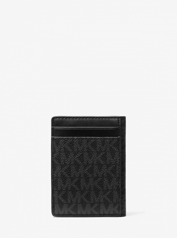 Michael Kors Mens Cooper Signature Logo Bi-Fold Wallet