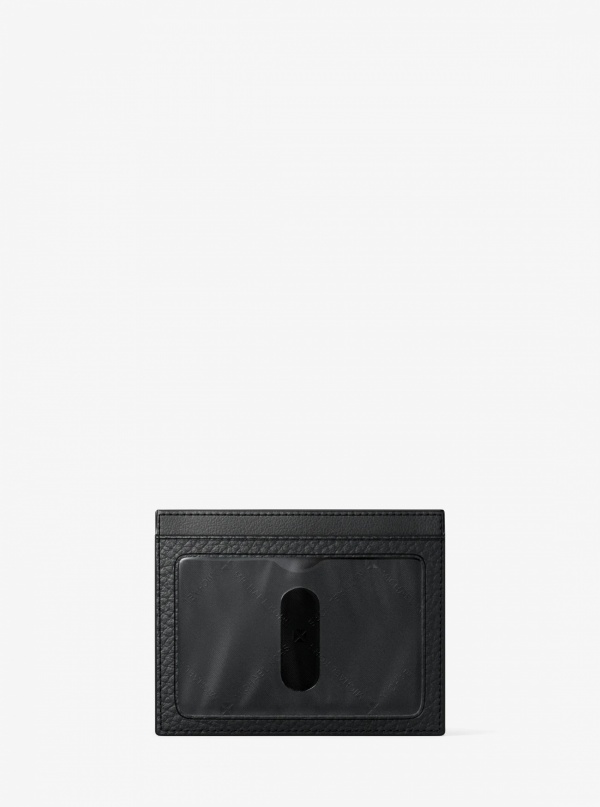 Michael Kors Mens Cooper Pebbled Leather Card Case