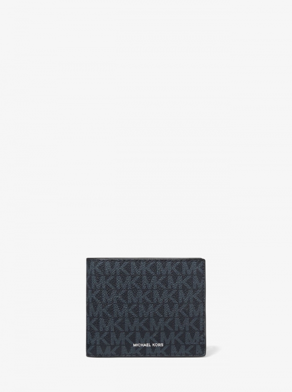 Michael Kors Mens Cooper Logo Billfold Wallet With Coin Pouch
