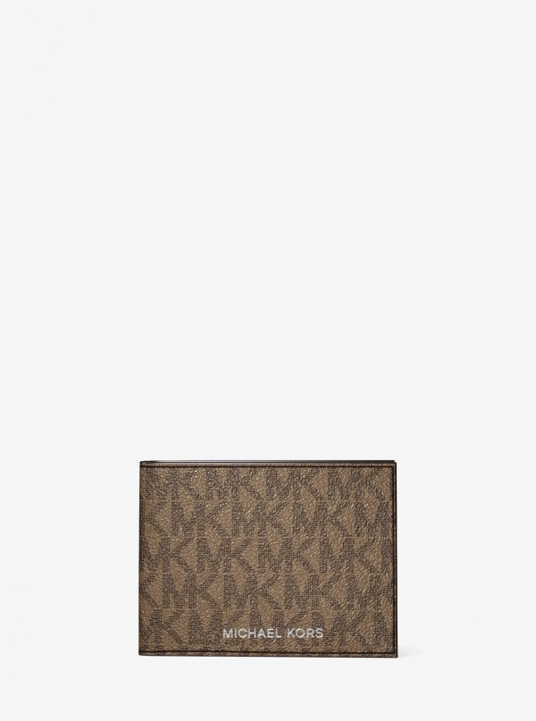 Michael Kors Mens Cooper Logo Billfold Wallet With Passcase