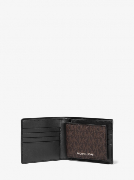Michael Kors Mens Cooper Logo Billfold Wallet With Passcase