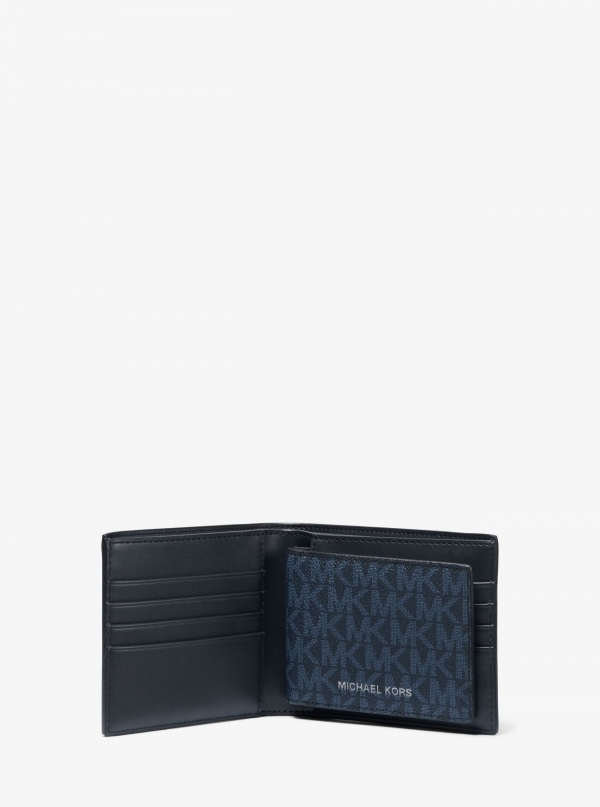 Michael Kors Mens Cooper Logo Billfold Wallet With Passcase