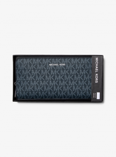 Michael Kors Mens Cooper Logo Zip-Around Wallet