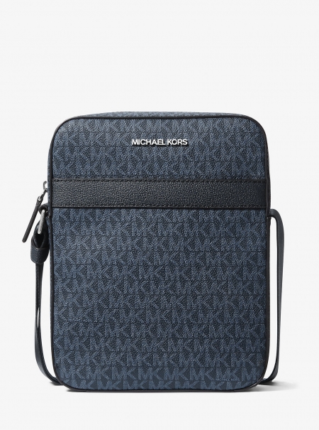 Michael Kors Mens Cooper Signature Logo Flight Bag