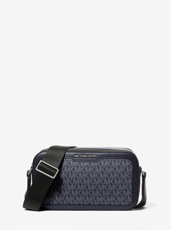 Michael Kors Mens Cooper Signature Logo Crossbody Bag