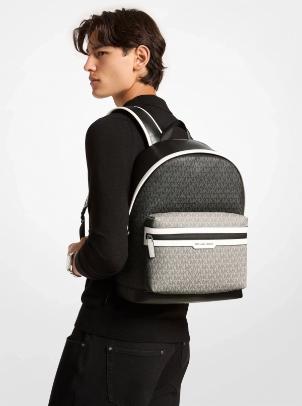 Michael Kors Mens Cooper Signature Logo Backpack
