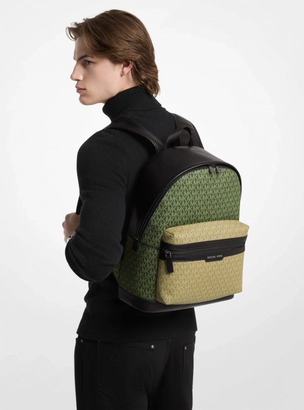 Michael Kors Mens Cooper Signature Logo Backpack