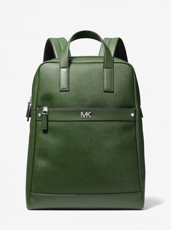 Michael Kors Mens Cooper Leather Backpack