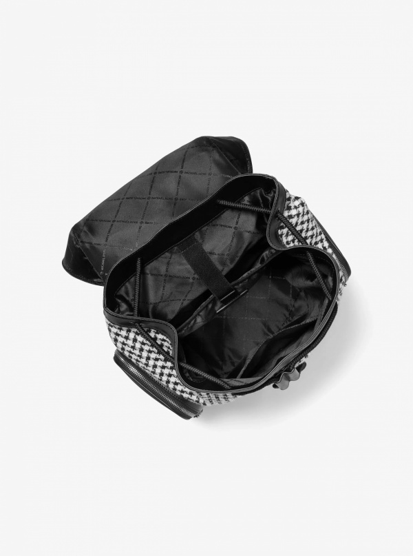 Michael Kors Mens Cooper Houndstooth City Backpack