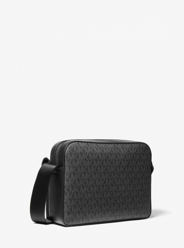 Michael Kors Mens Cooper Medium Signature Logo Camera Bag