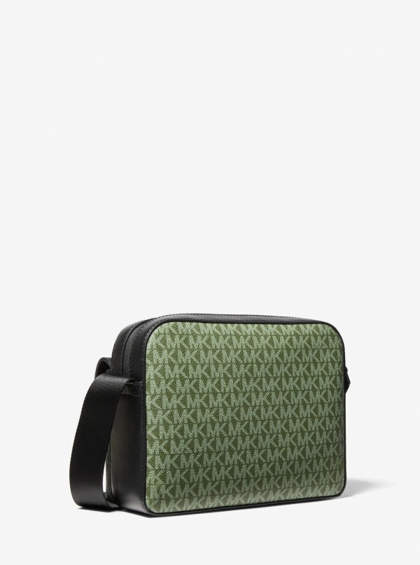 Michael Kors Mens Cooper Medium Signature Logo Camera Bag