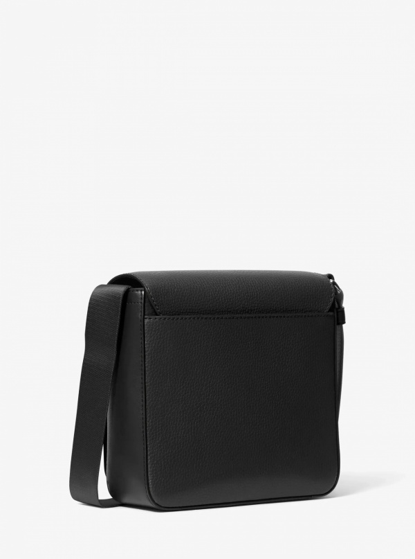 Michael Kors Mens Cooper Pebbled Leather Crossbody Bag