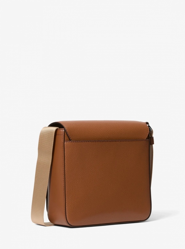 Michael Kors Mens Cooper Pebbled Leather Crossbody Bag