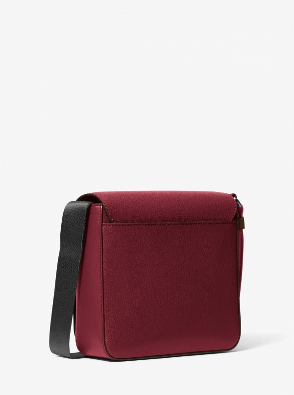 Michael Kors Mens Cooper Pebbled Leather Crossbody Bag