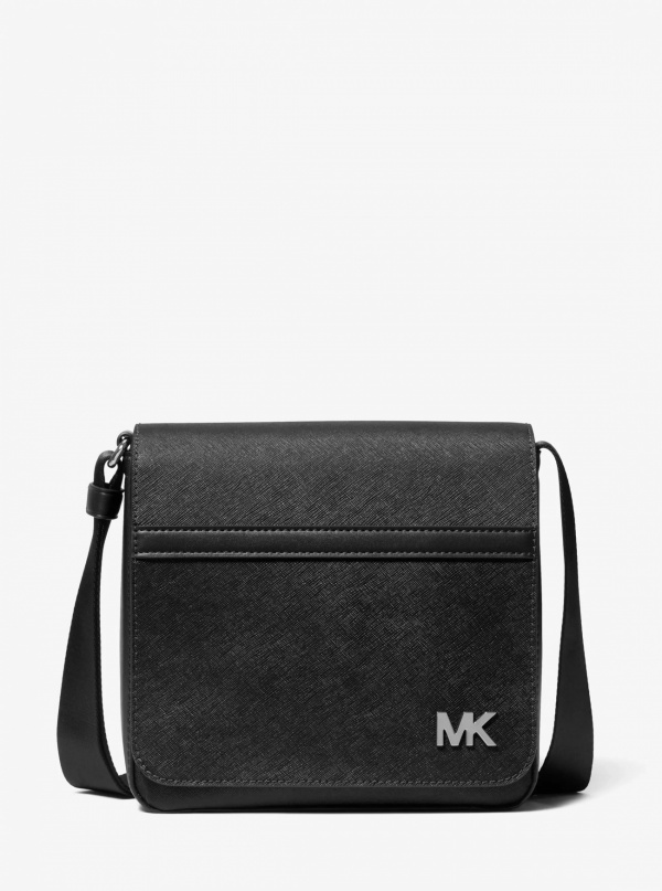 Michael Kors Mens Cooper Leather Crossbody Bag
