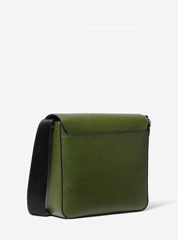 Michael Kors Mens Cooper Leather Crossbody Bag