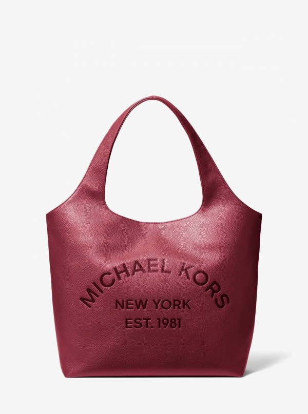 Michael Kors Mens Cooper Small Logo Embossed Tote Bag