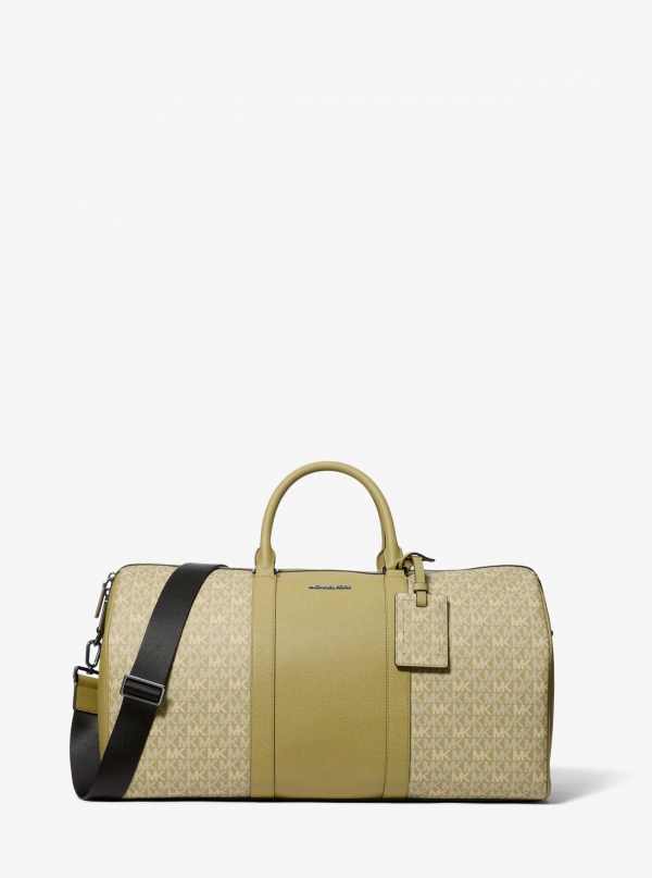 Michael Kors Mens Cooper Signature Logo Duffel Bag