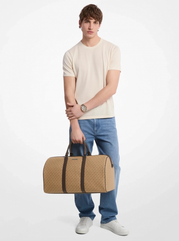 Michael Kors Mens Harrison Logo Weekender Bag