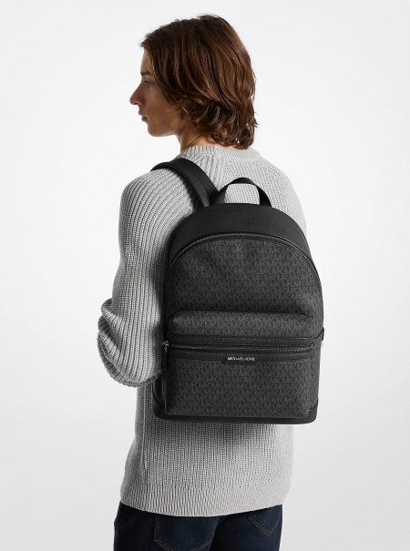 Michael Kors Mens Cooper Signature Logo Backpack