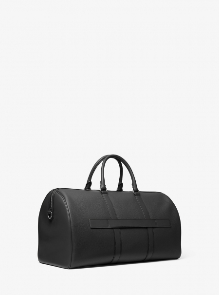 Michael Kors Mens Cooper Pebbled Leather Duffel Bag
