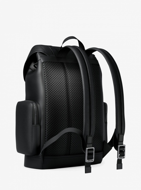 Michael Kors Mens Cooper Pebbled Leather Backpack