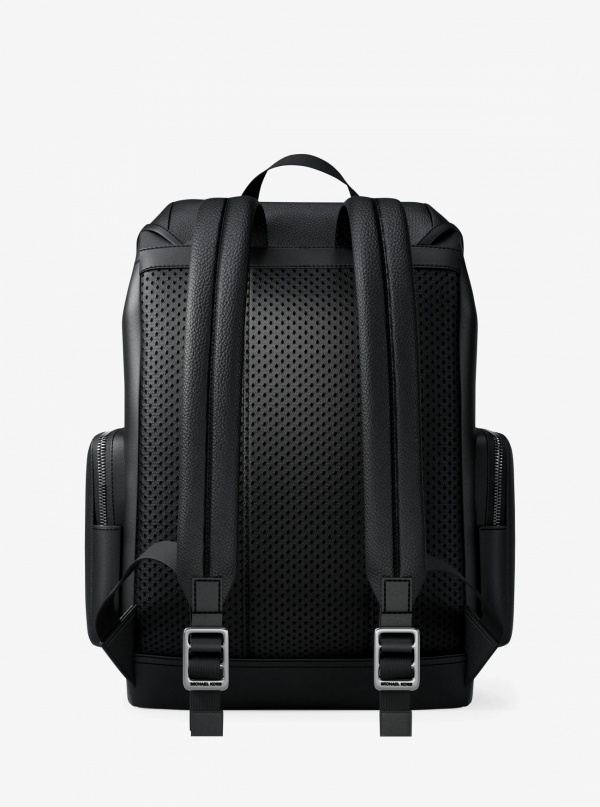 Michael Kors Mens Cooper Pebbled Leather Backpack
