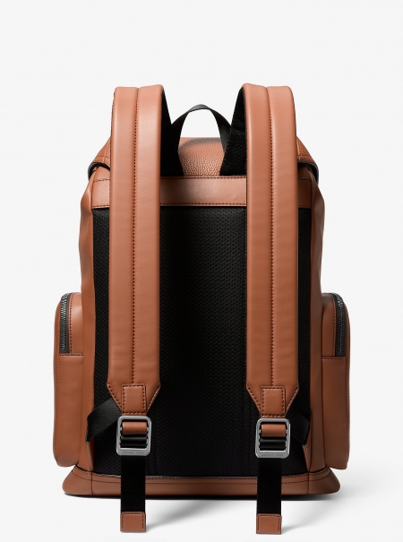Michael Kors Mens Cooper Pebbled Leather Backpack