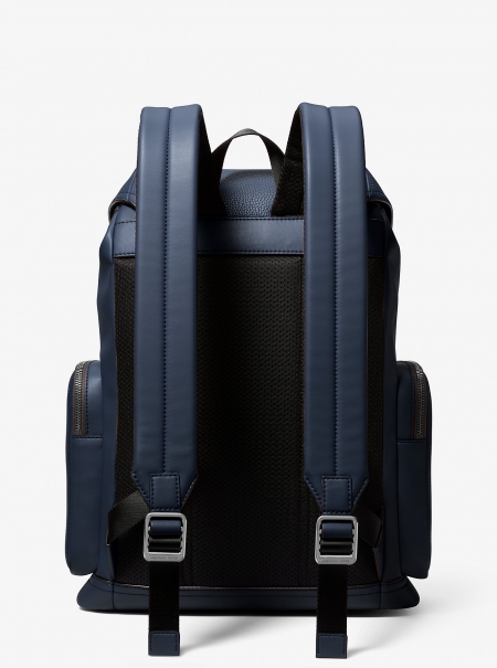 Michael Kors Mens Cooper Pebbled Leather Backpack