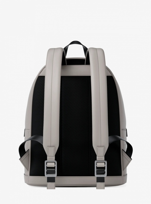 Michael Kors Mens Cooper Medium Logo Debossed Dome Backpack