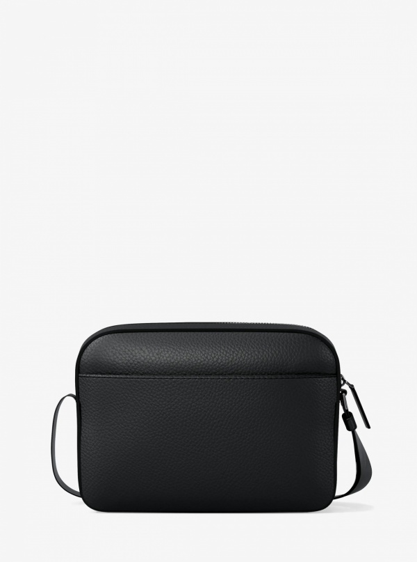 Michael Kors Mens Cooper Pebbled Leather Flight Bag