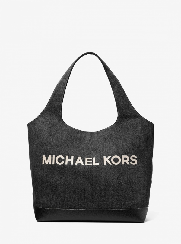 Michael Kors Mens Cooper Medium Denim Tote Bag
