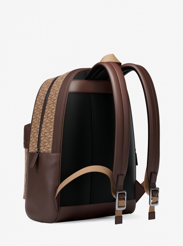 Michael Kors Mens Pacey Medium Signature Logo Backpack