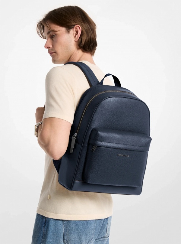 Michael Kors Mens Pacey Leather Backpack