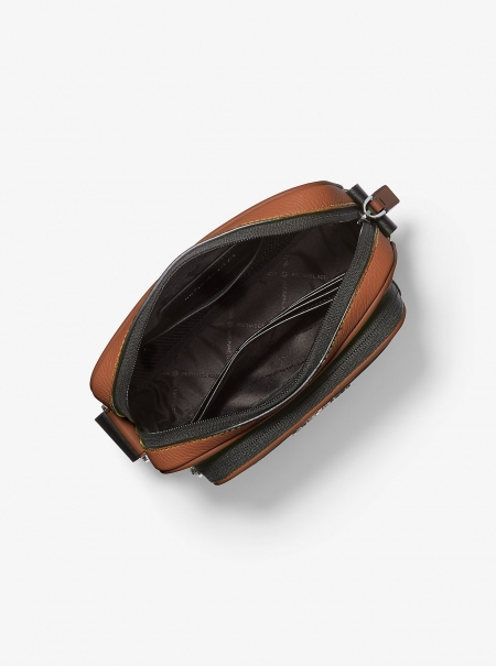 Michael Kors Mens Cooper Pebbled Leather Camera Bag