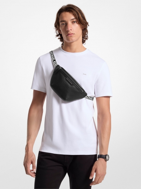 Michael Kors Mens Cooper Small Leather Sling Pack