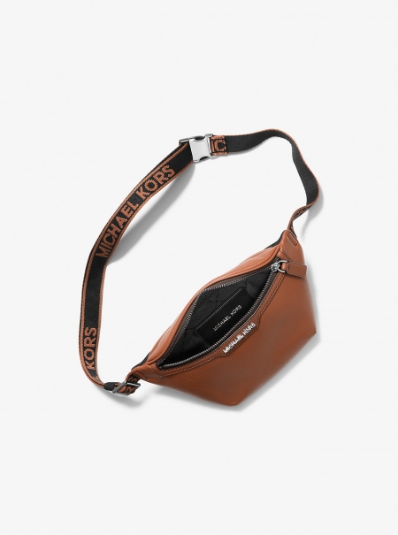 Michael Kors Mens Cooper Small Leather Sling Pack