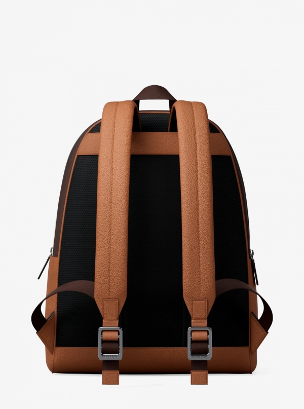 Michael Kors Mens Pacey Embellished Striped Signature Logo Backpack